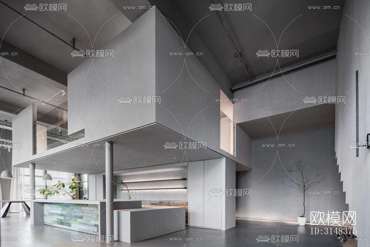 侘寂养生会所效果图下载（渲染图6）