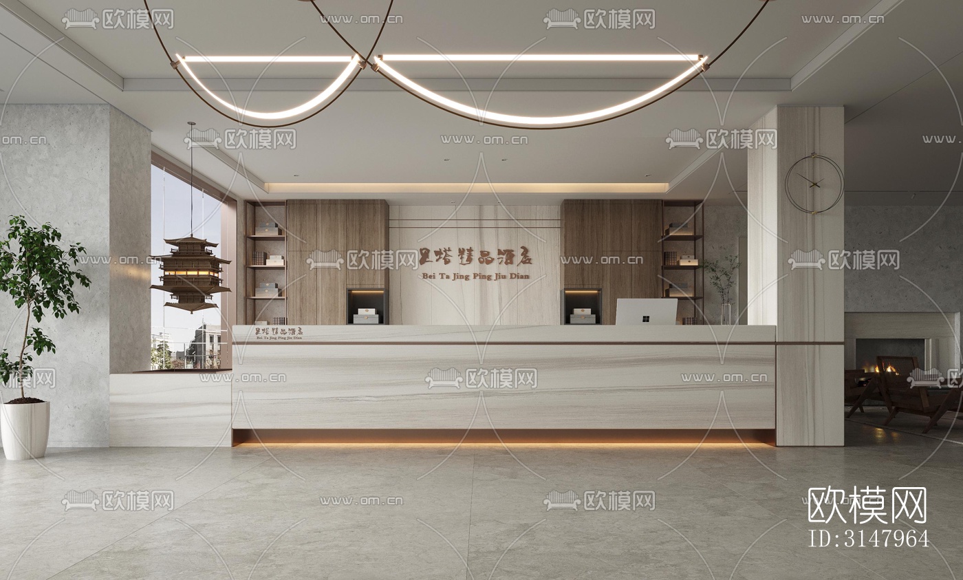 侘寂酒店民宿效果图下载（渲染图16）