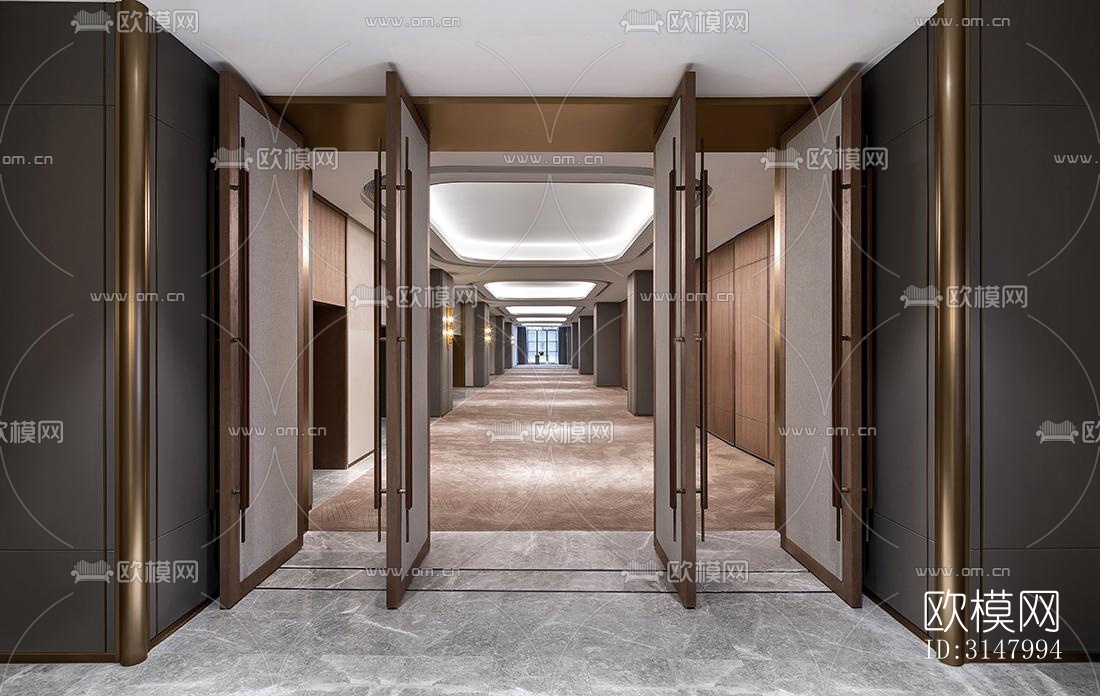 北欧酒店民宿效果图下载（渲染图12）