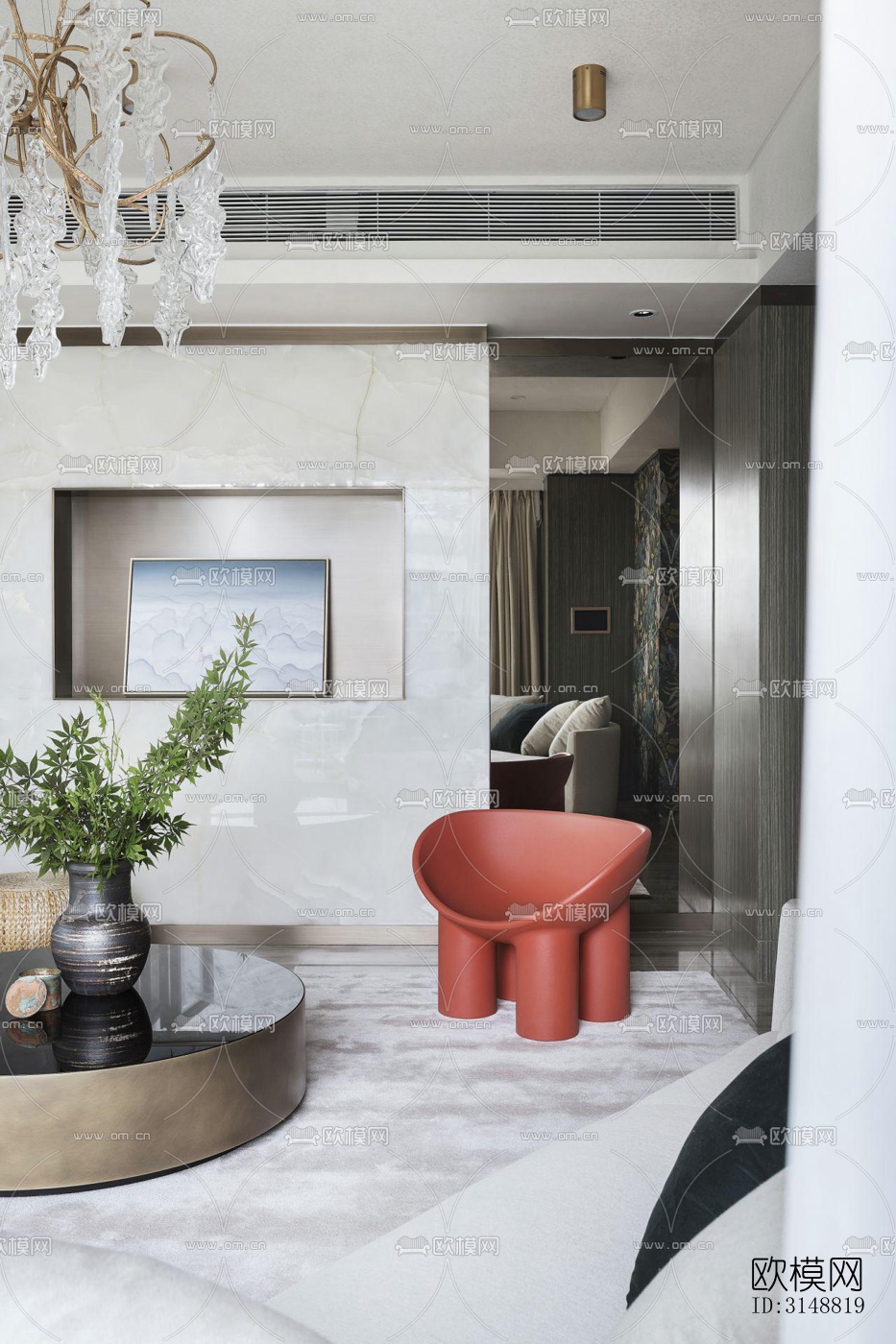 北欧平层效果图下载（渲染图11）