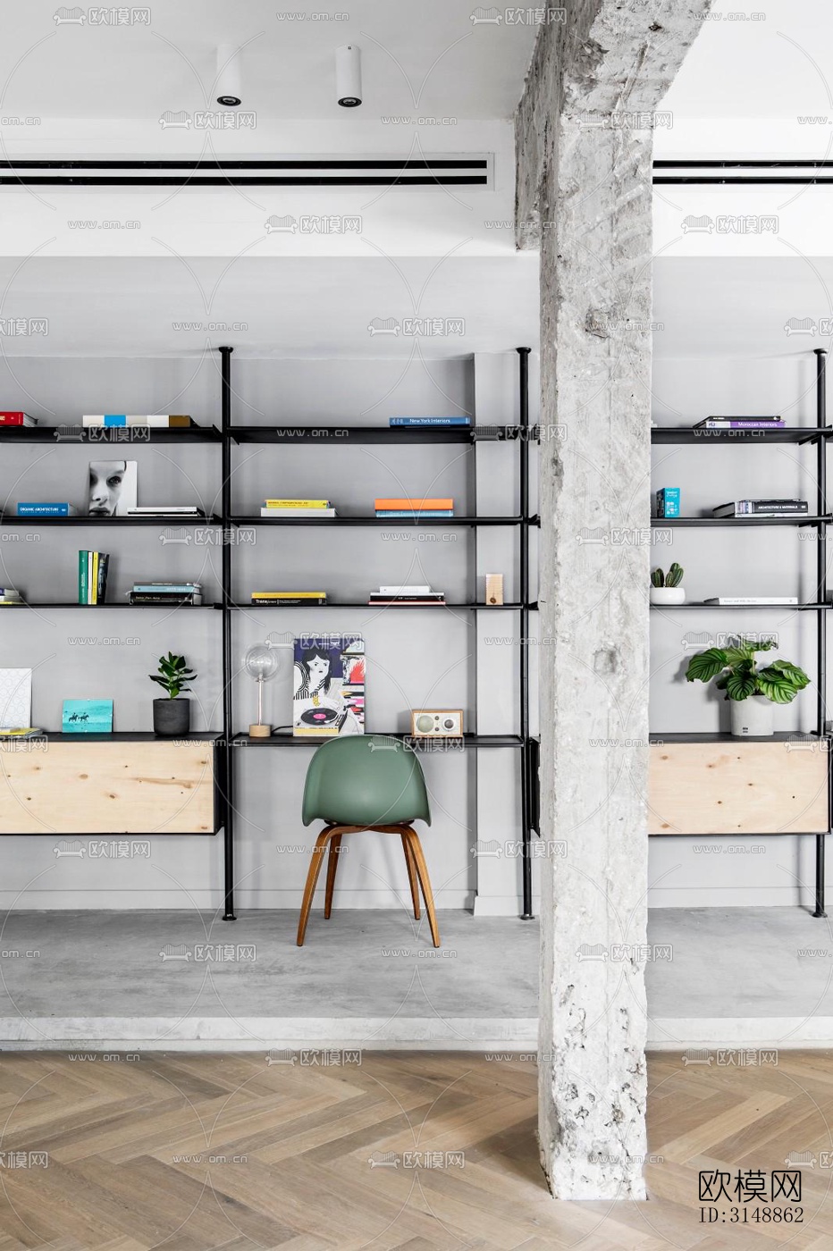 北欧平层效果图下载（渲染图7）