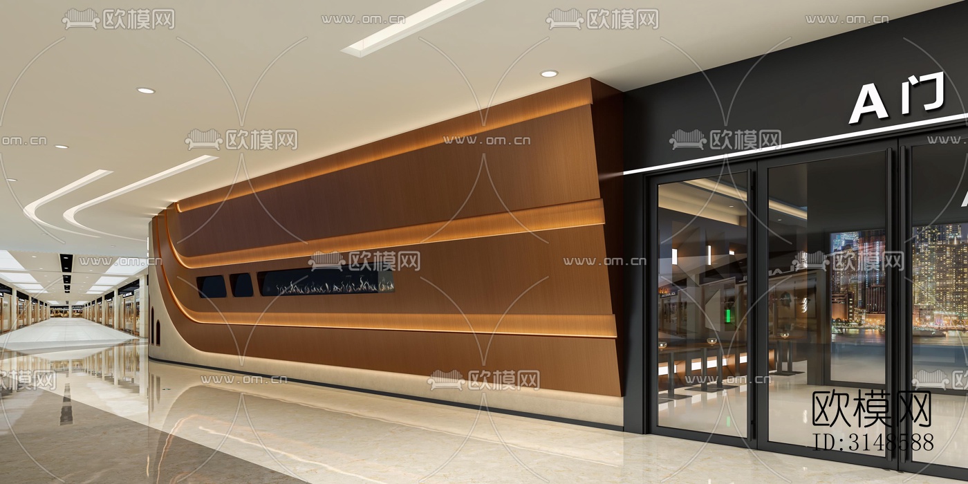 新古典酒吧效果图下载（渲染图2）