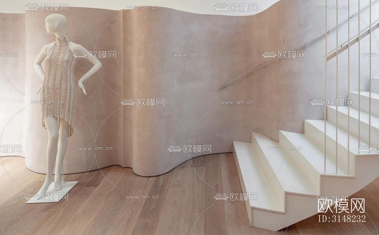 原木风零售店铺效果图下载（渲染图5）