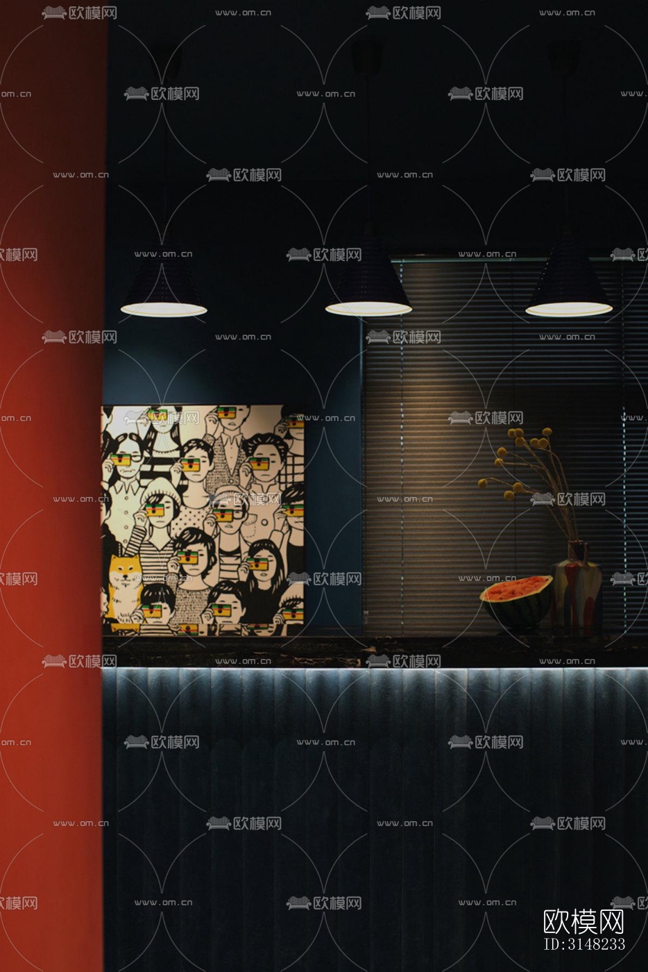 后现代零售店铺效果图下载（渲染图6）