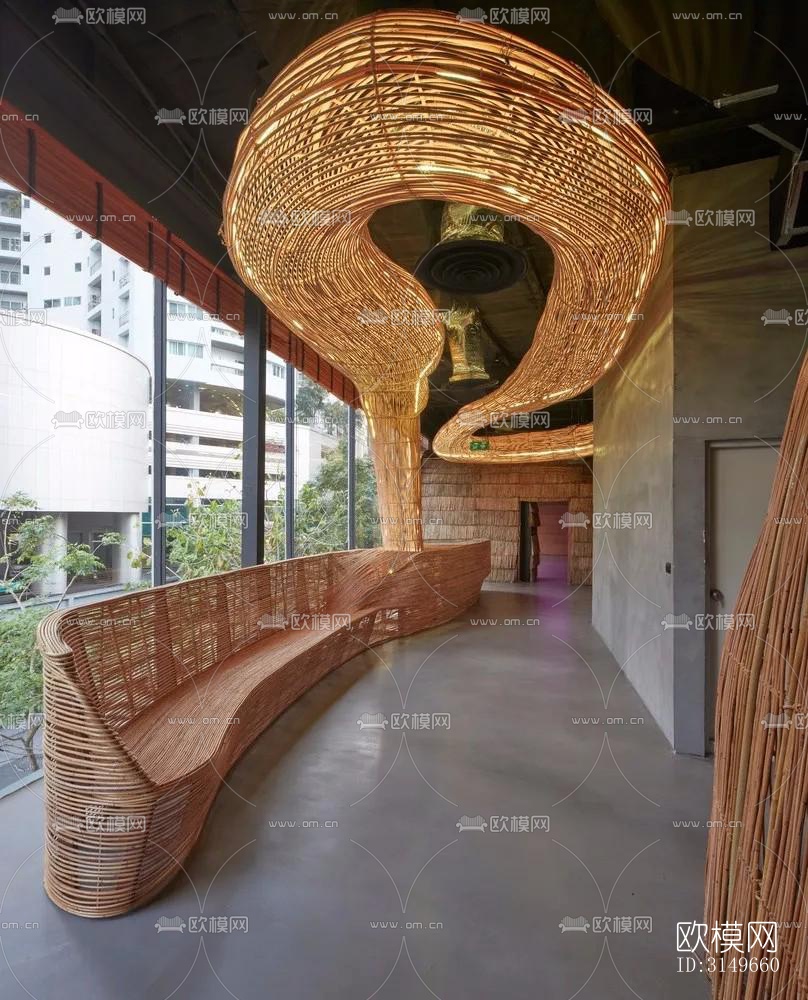 原木风健身房效果图下载（渲染图11）