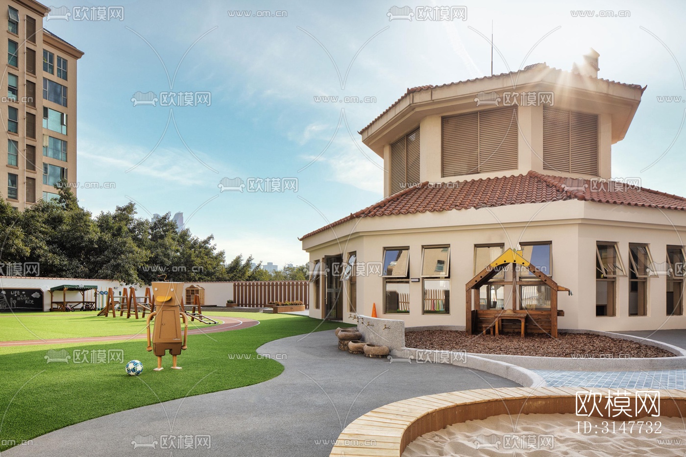 现代图书馆效果图下载（渲染图12）