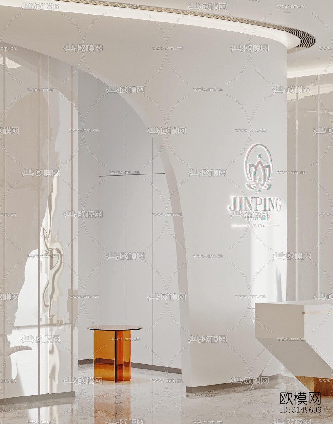 现代健身房效果图下载（渲染图15）