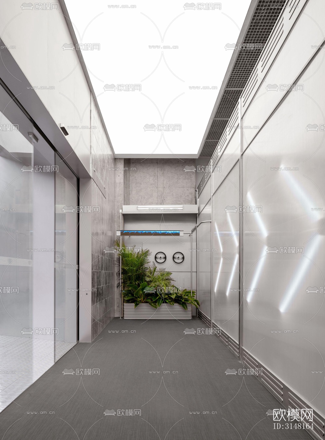 现代酒店民宿效果图下载（渲染图3）