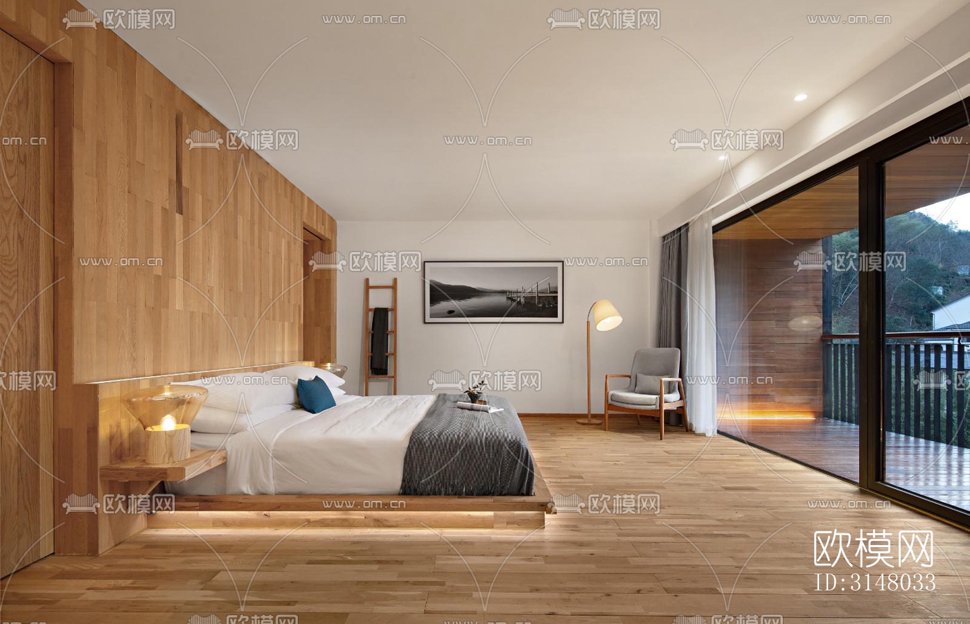 日式酒店民宿效果图下载（渲染图3）