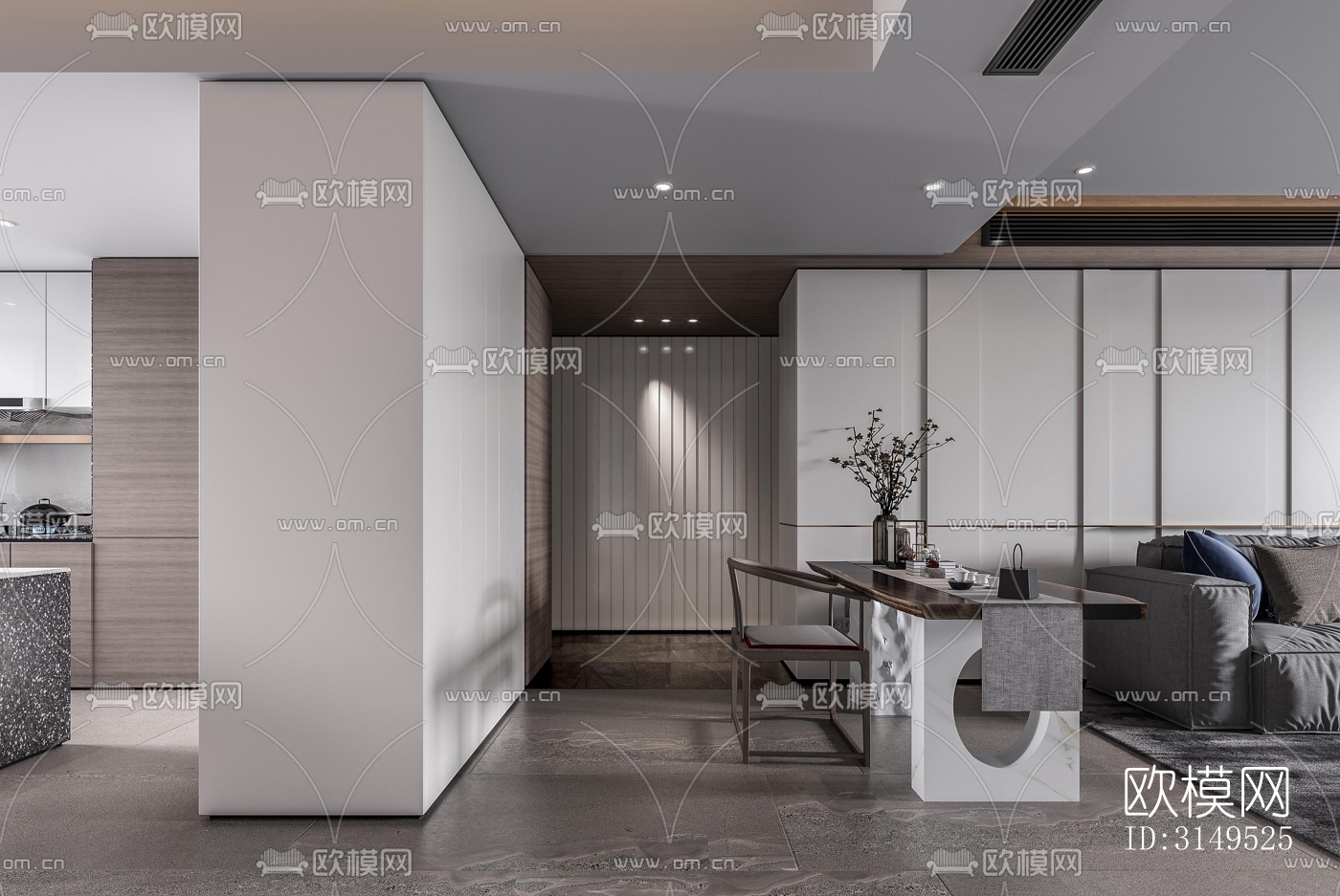 高级灰平层效果图下载（渲染图12）