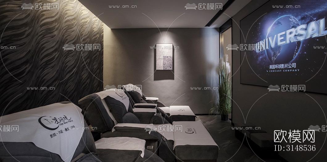 现代美容院效果图下载（渲染图14）