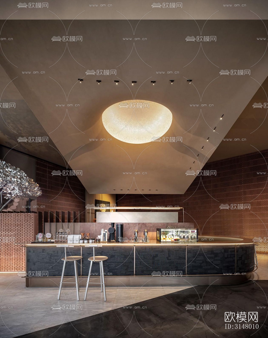 工业风酒店民宿效果图下载（渲染图12）