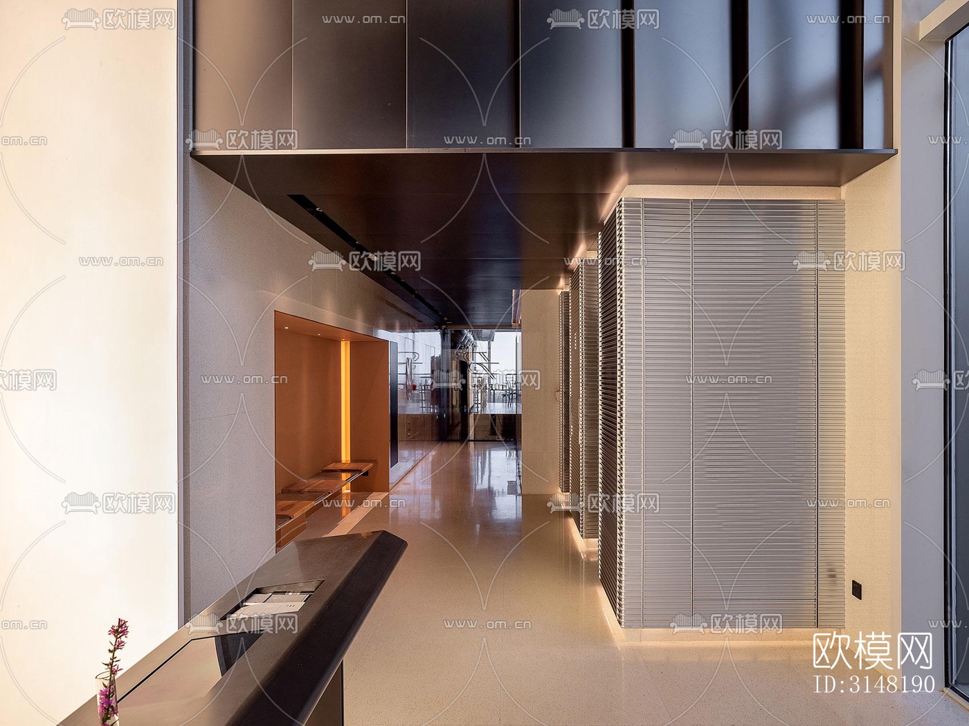 现代酒店民宿效果图下载（渲染图8）