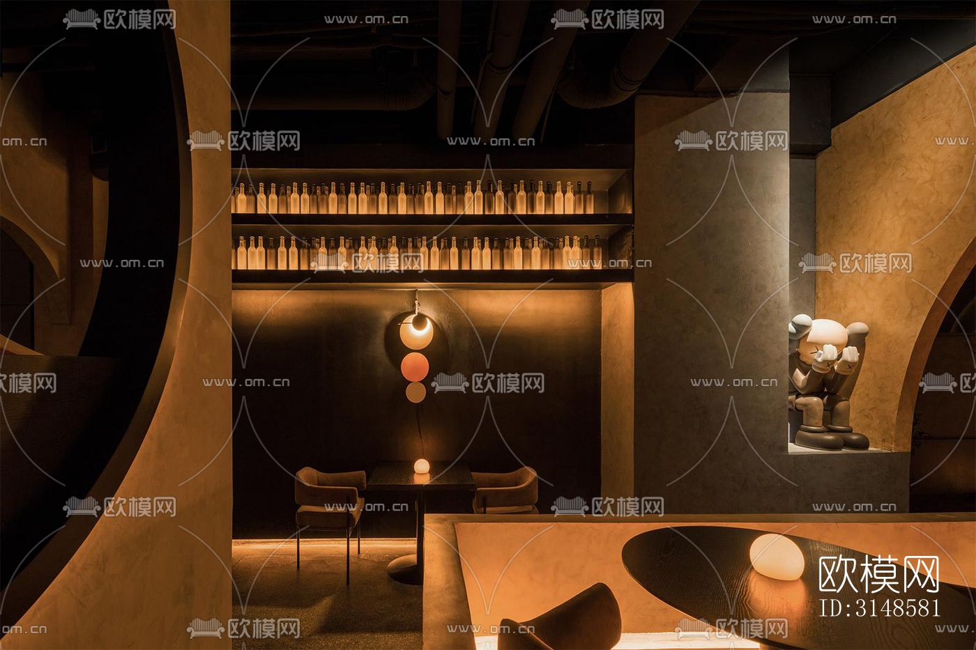 工业风酒吧效果图下载（渲染图5）