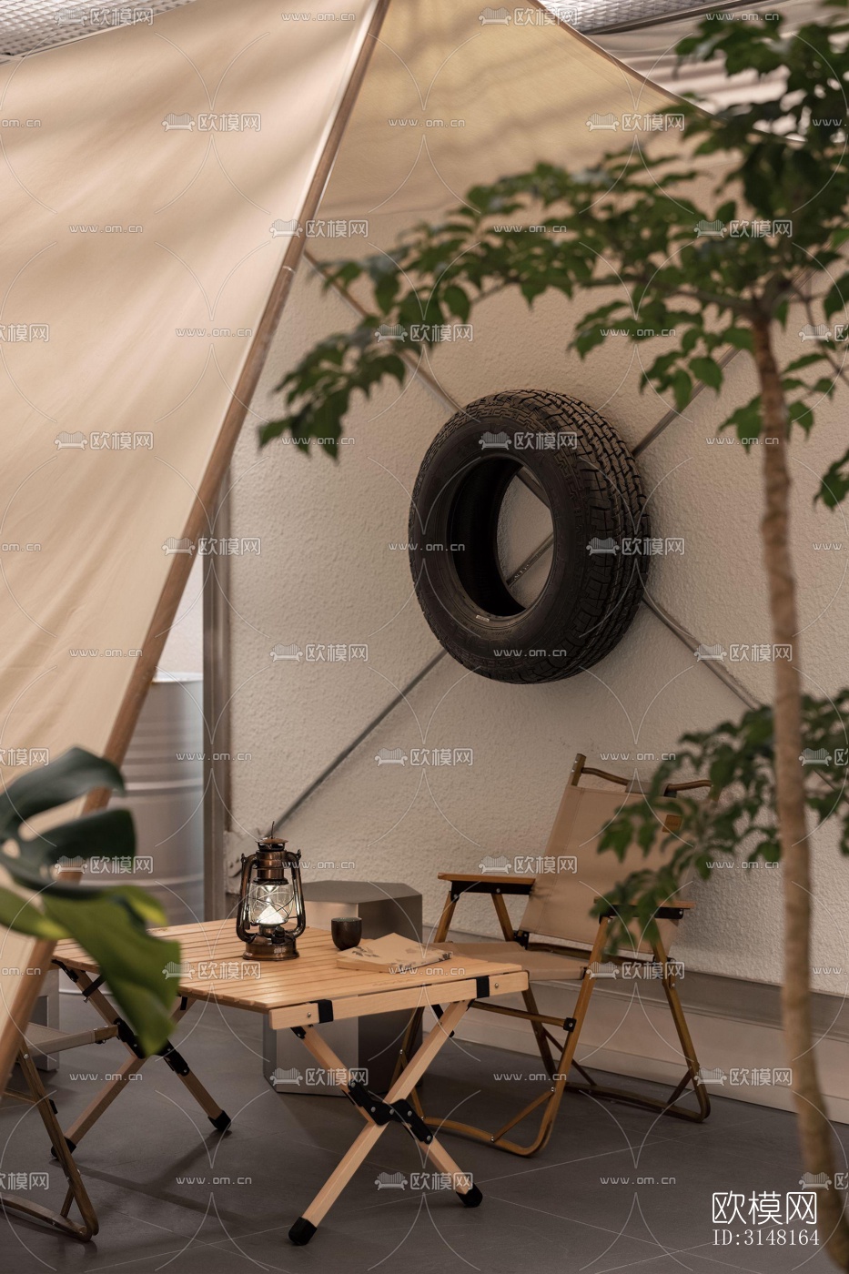 现代酒店民宿效果图下载（渲染图13）