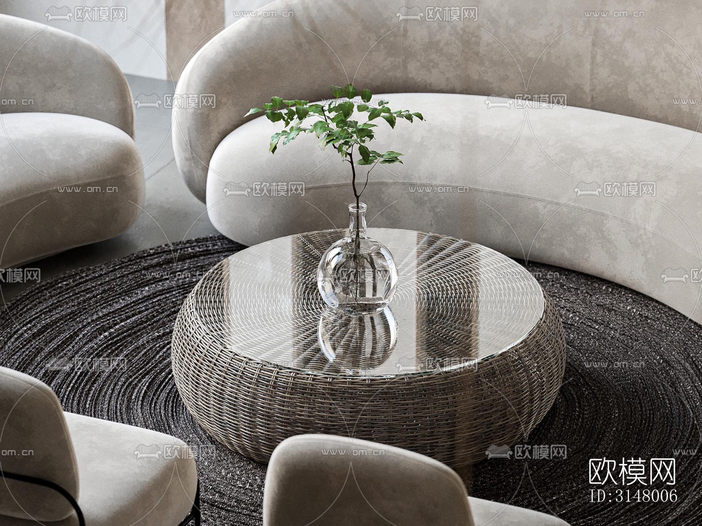 北欧酒店民宿效果图下载（渲染图13）