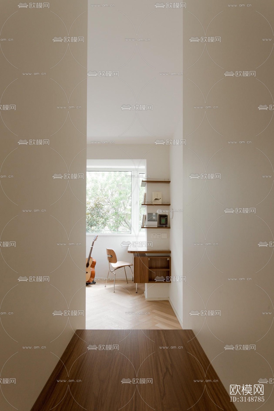 侘寂平层效果图下载（渲染图17）