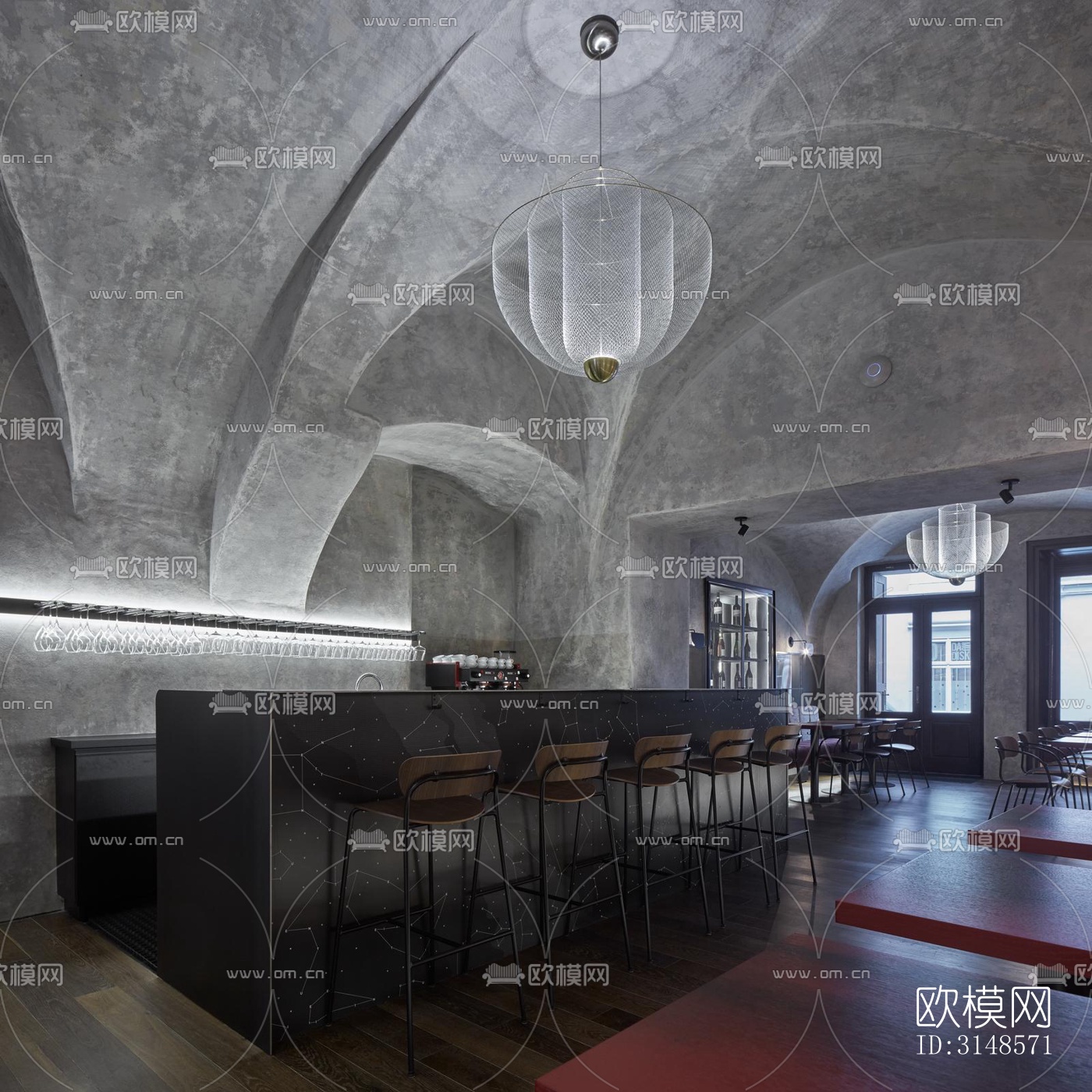 工业风酒吧效果图下载（渲染图6）