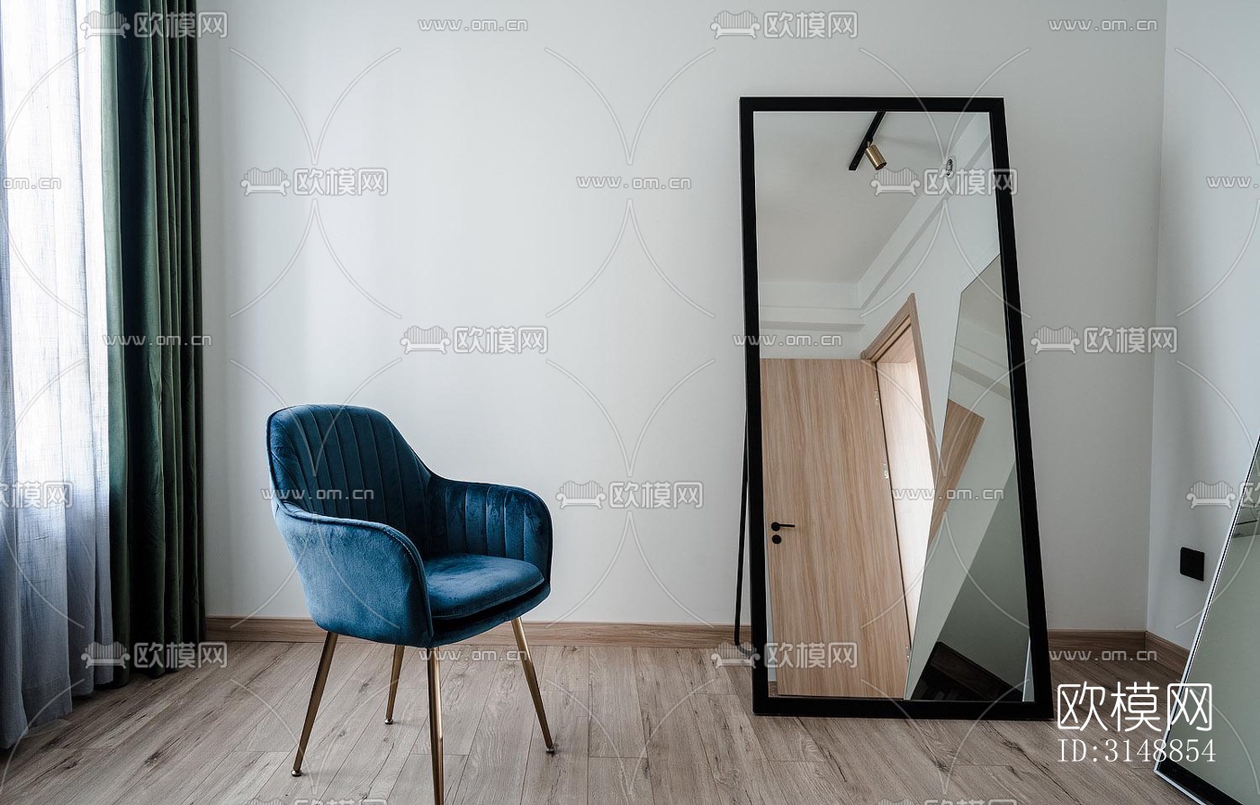 北欧平层效果图下载（渲染图6）