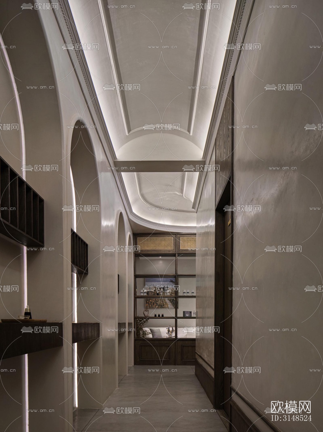 现代美容院效果图下载（渲染图7）