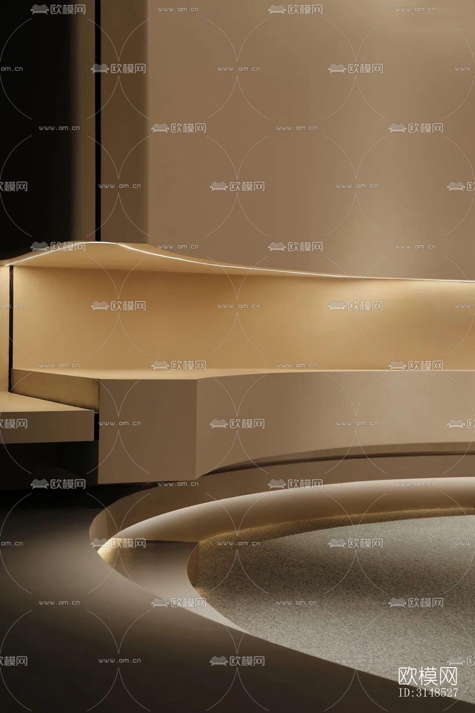 现代美容院效果图下载（渲染图5）