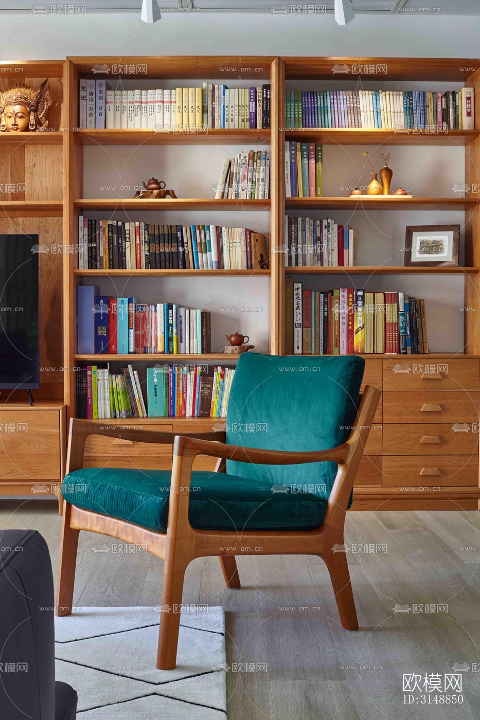 北欧平层效果图下载（渲染图7）