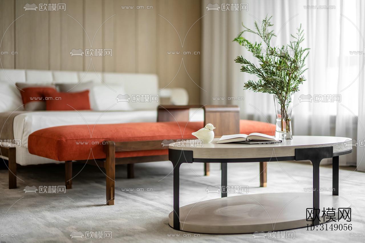 欧式平层效果图下载（渲染图15）