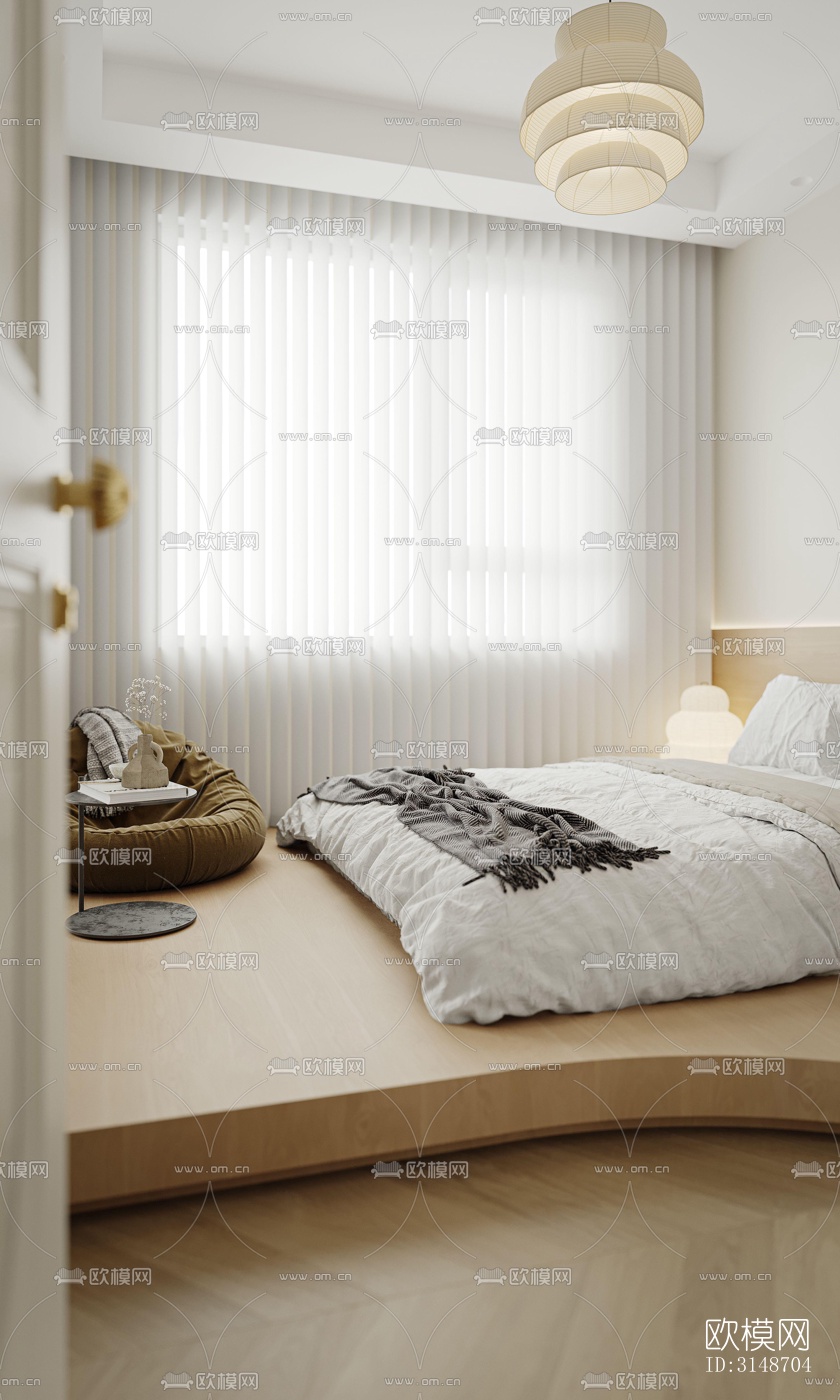 中古风平层效果图下载（渲染图13）