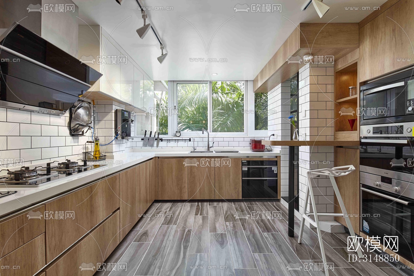 北欧平层效果图下载（渲染图8）