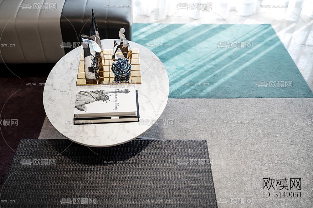 欧式平层效果图下载（渲染图2）