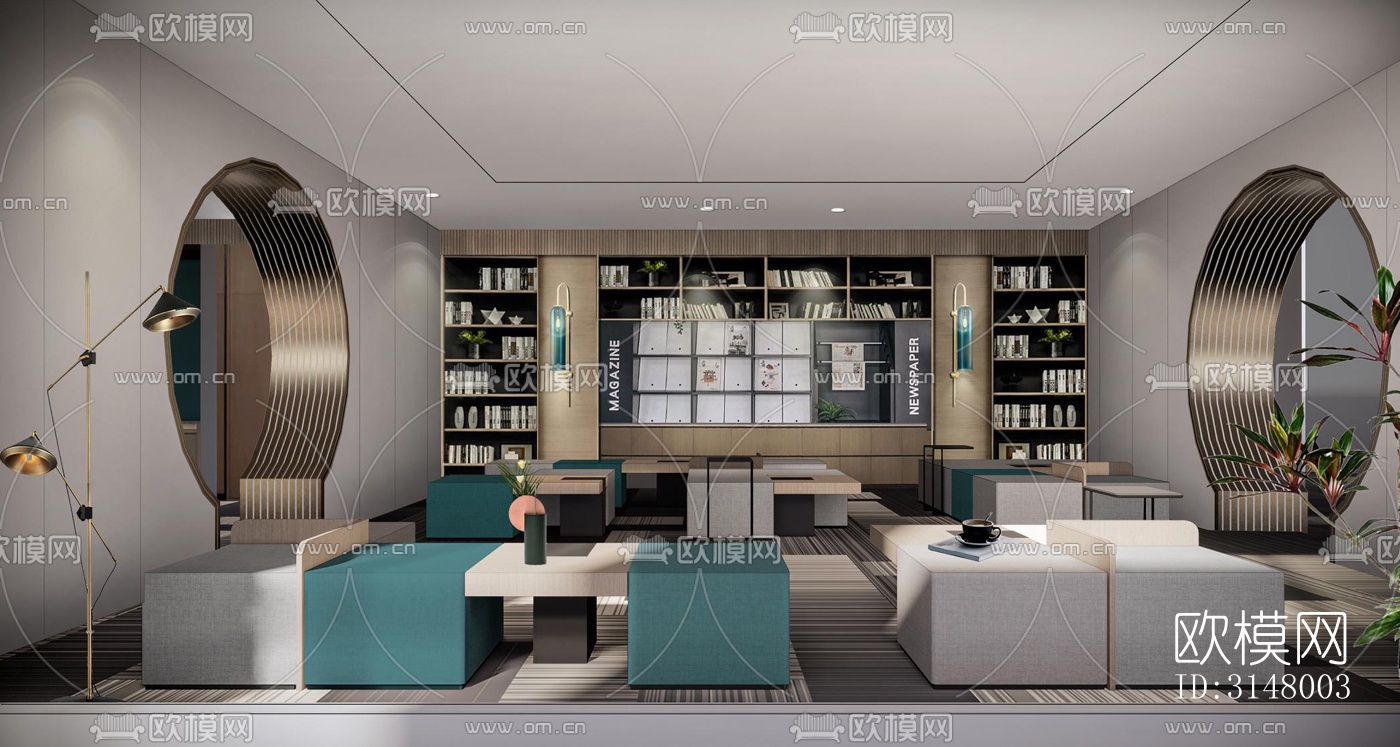 北欧酒店民宿效果图下载（渲染图10）