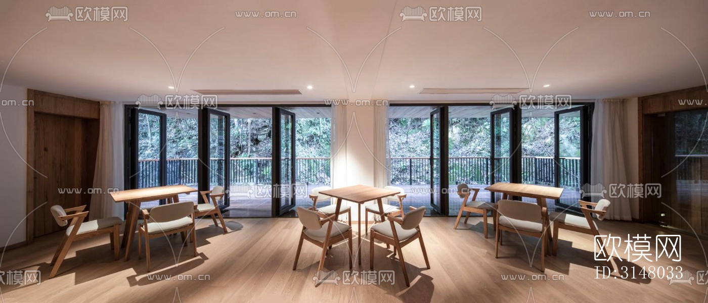 日式酒店民宿效果图下载（渲染图2）