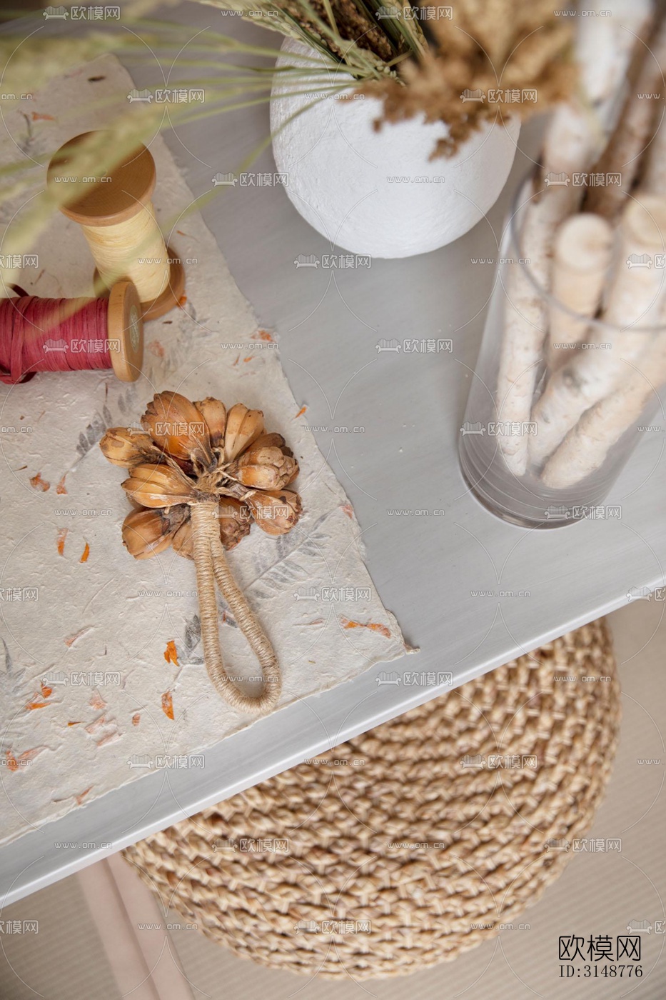 侘寂平层效果图下载（渲染图12）