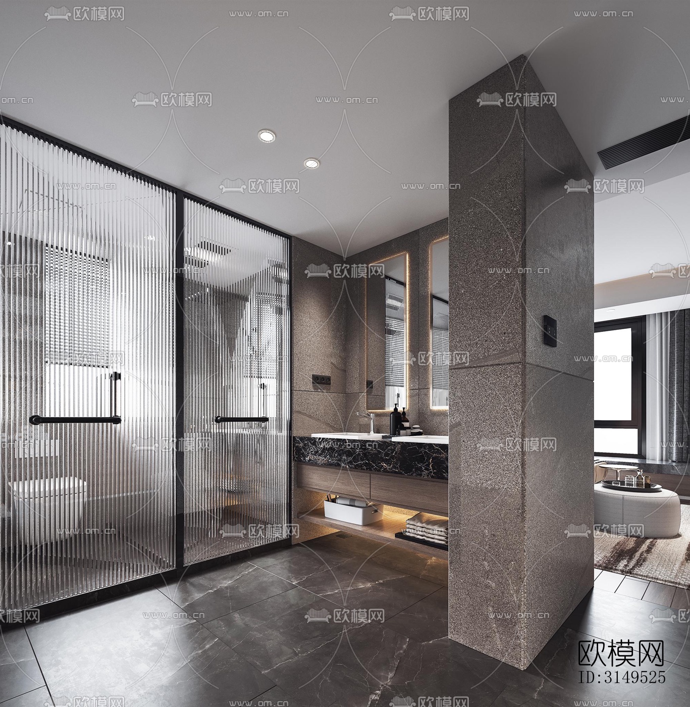 高级灰平层效果图下载（渲染图3）