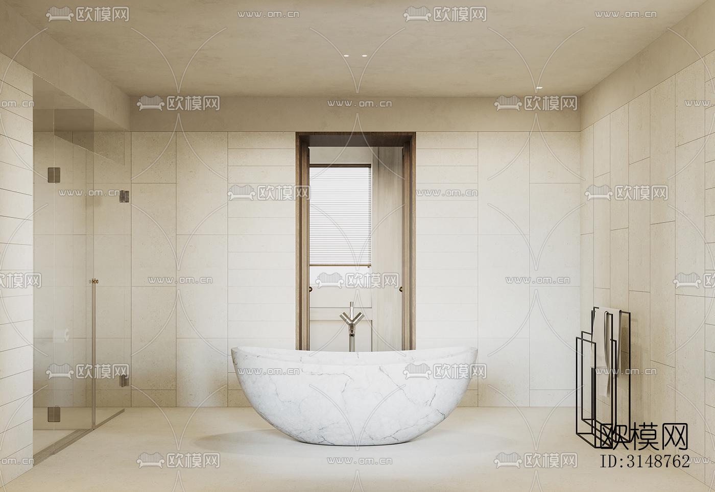 侘寂平层效果图下载（渲染图9）