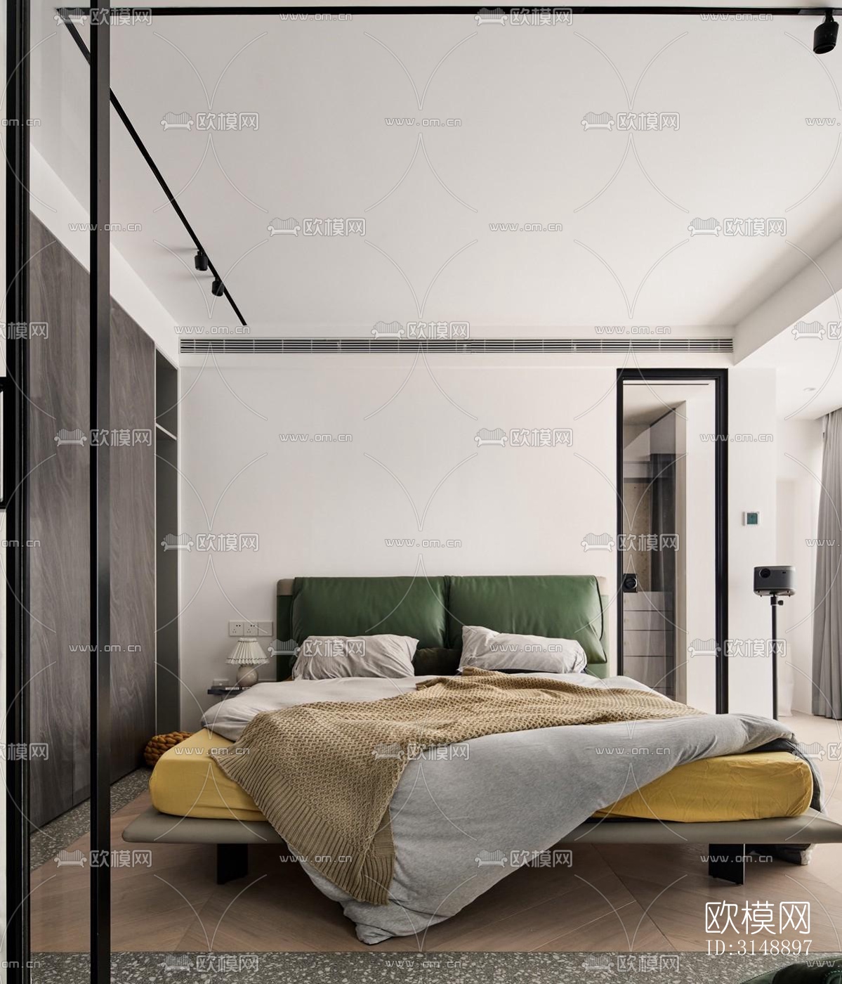 后现代平层效果图下载（渲染图17）