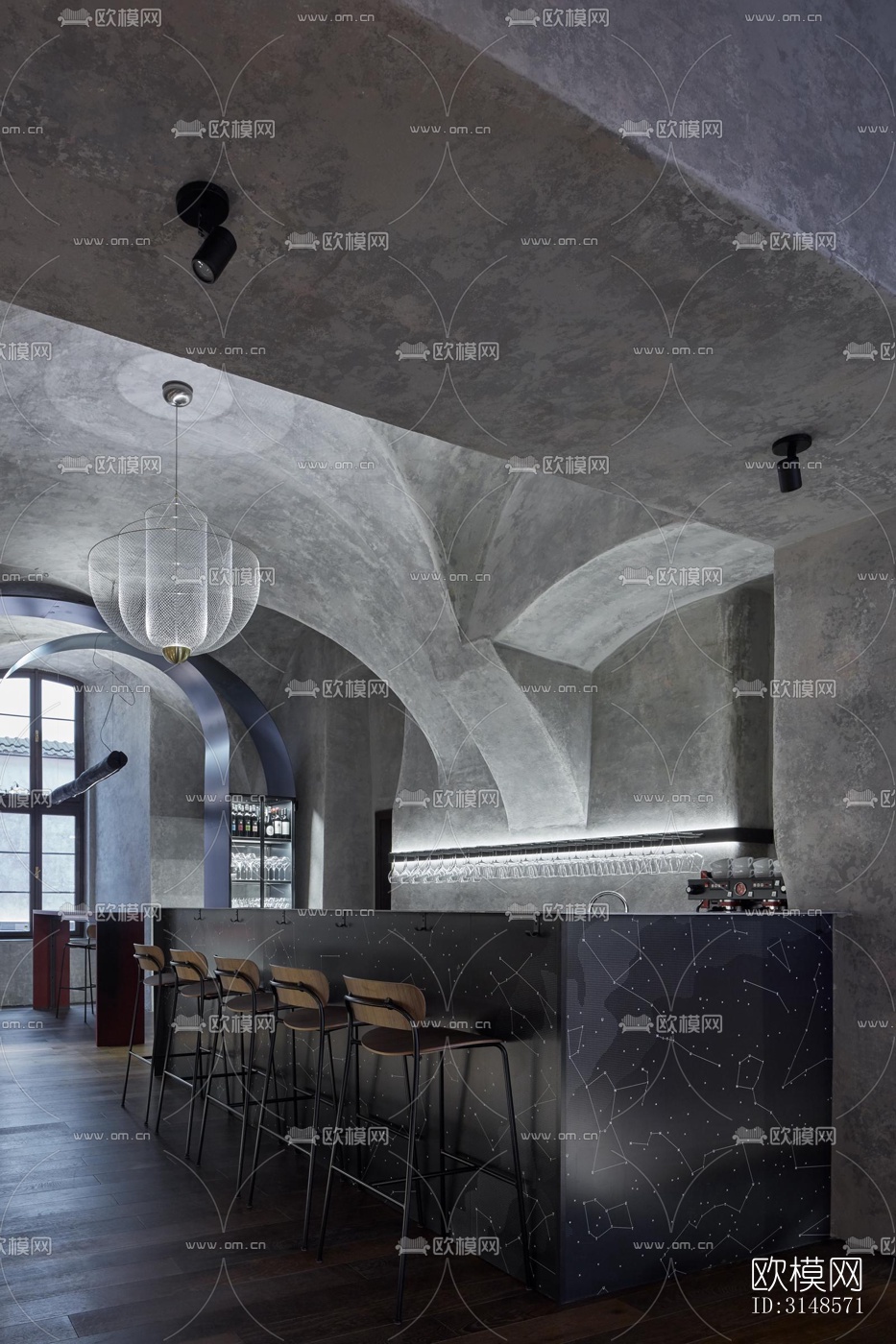工业风酒吧效果图下载（渲染图17）