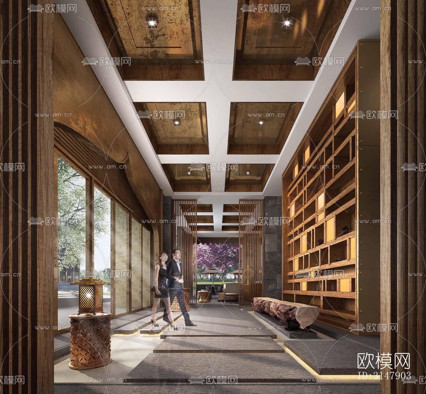 东南亚酒店民宿效果图下载（渲染图13）