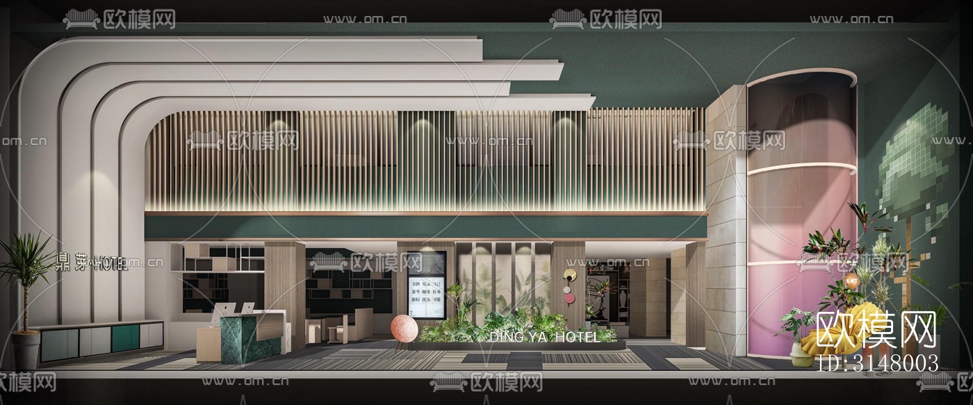 北欧酒店民宿效果图下载（渲染图5）