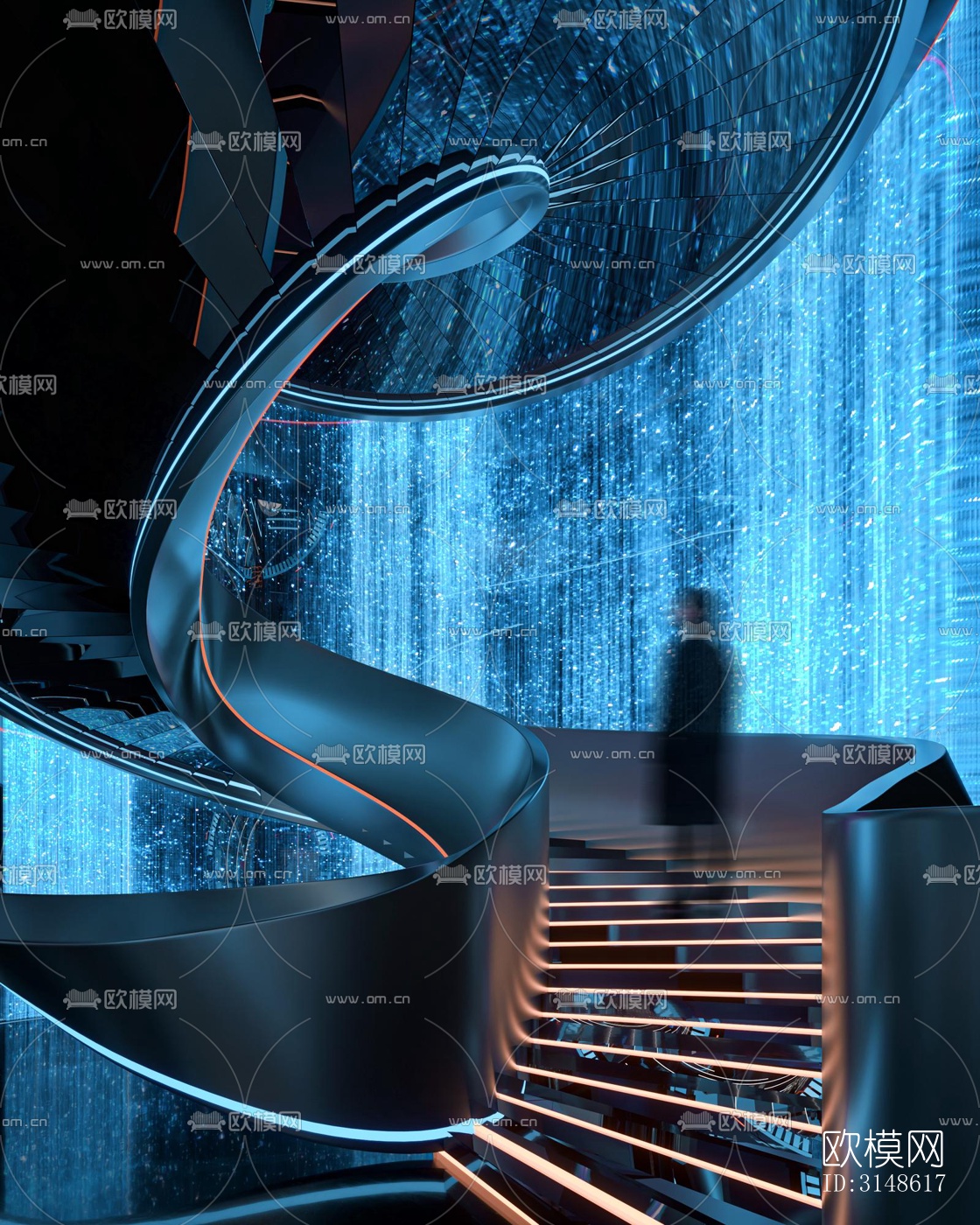 现代酒吧效果图下载（渲染图6）