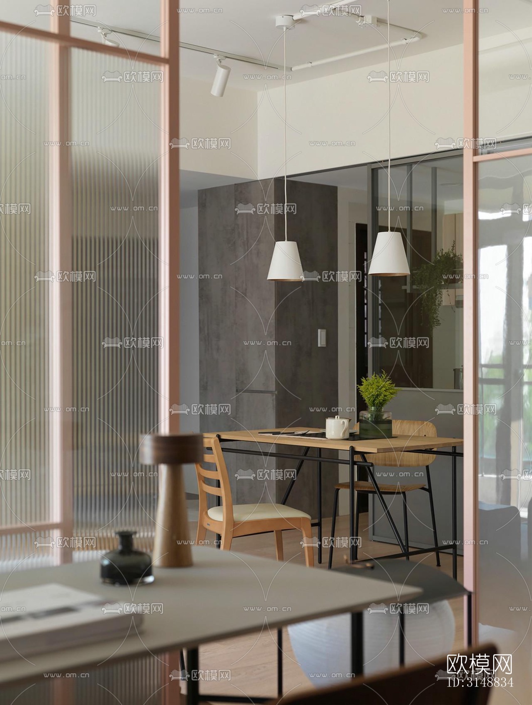 北欧平层效果图下载（渲染图6）