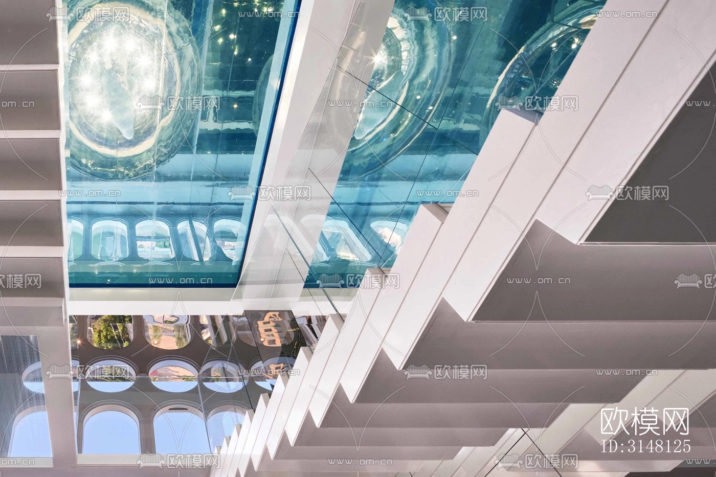 现代酒店民宿效果图下载（渲染图3）