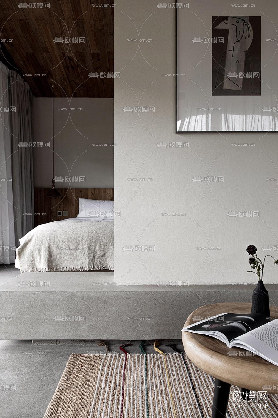 侘寂酒店民宿效果图下载（渲染图14）