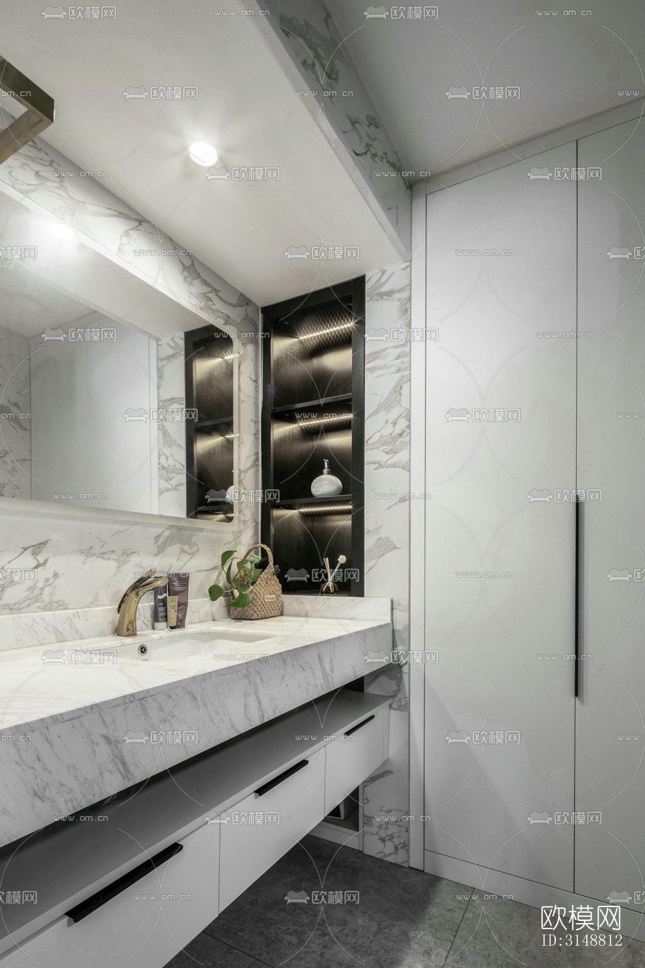 北欧平层效果图下载（渲染图15）