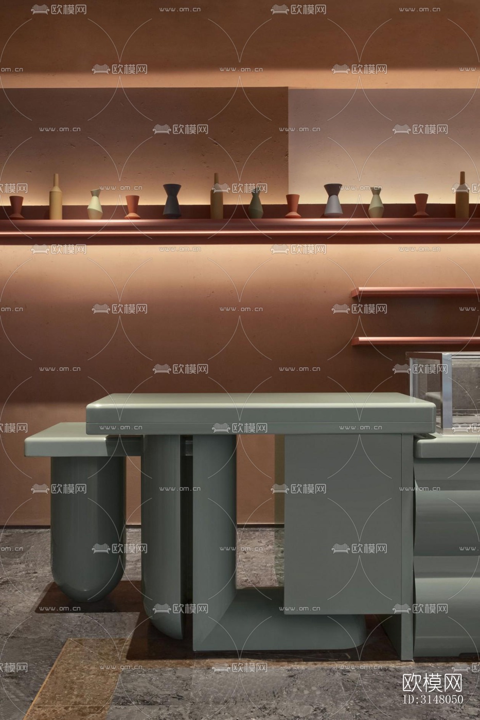 现代酒店民宿效果图下载（渲染图18）