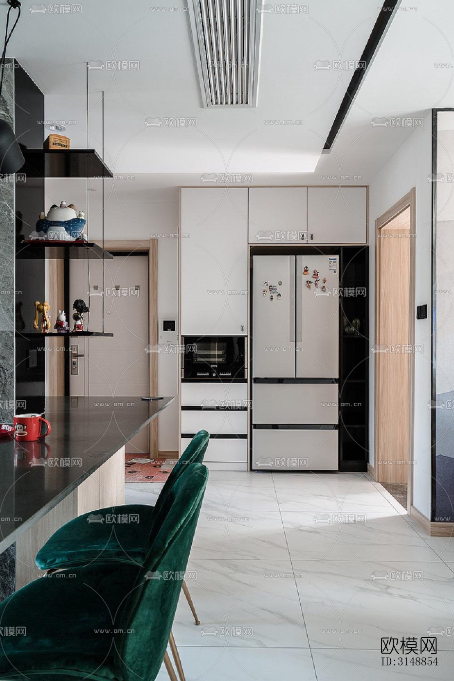 北欧平层效果图下载（渲染图11）