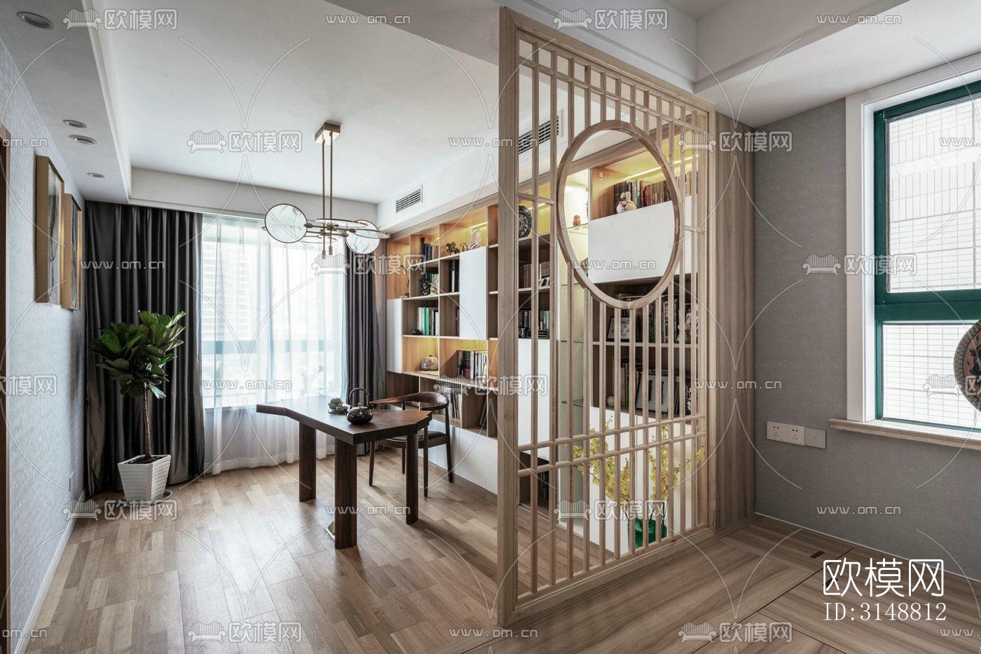 北欧平层效果图下载（渲染图12）