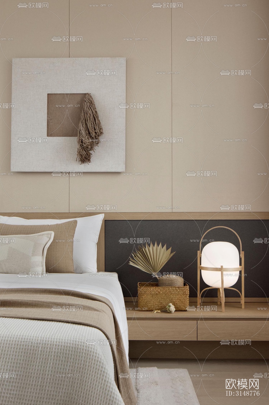 侘寂平层效果图下载（渲染图7）