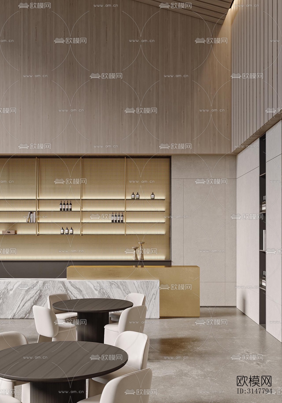 侘寂售楼处效果图下载（渲染图13）