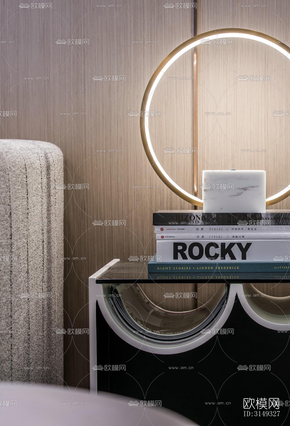 现代平层效果图下载（渲染图6）